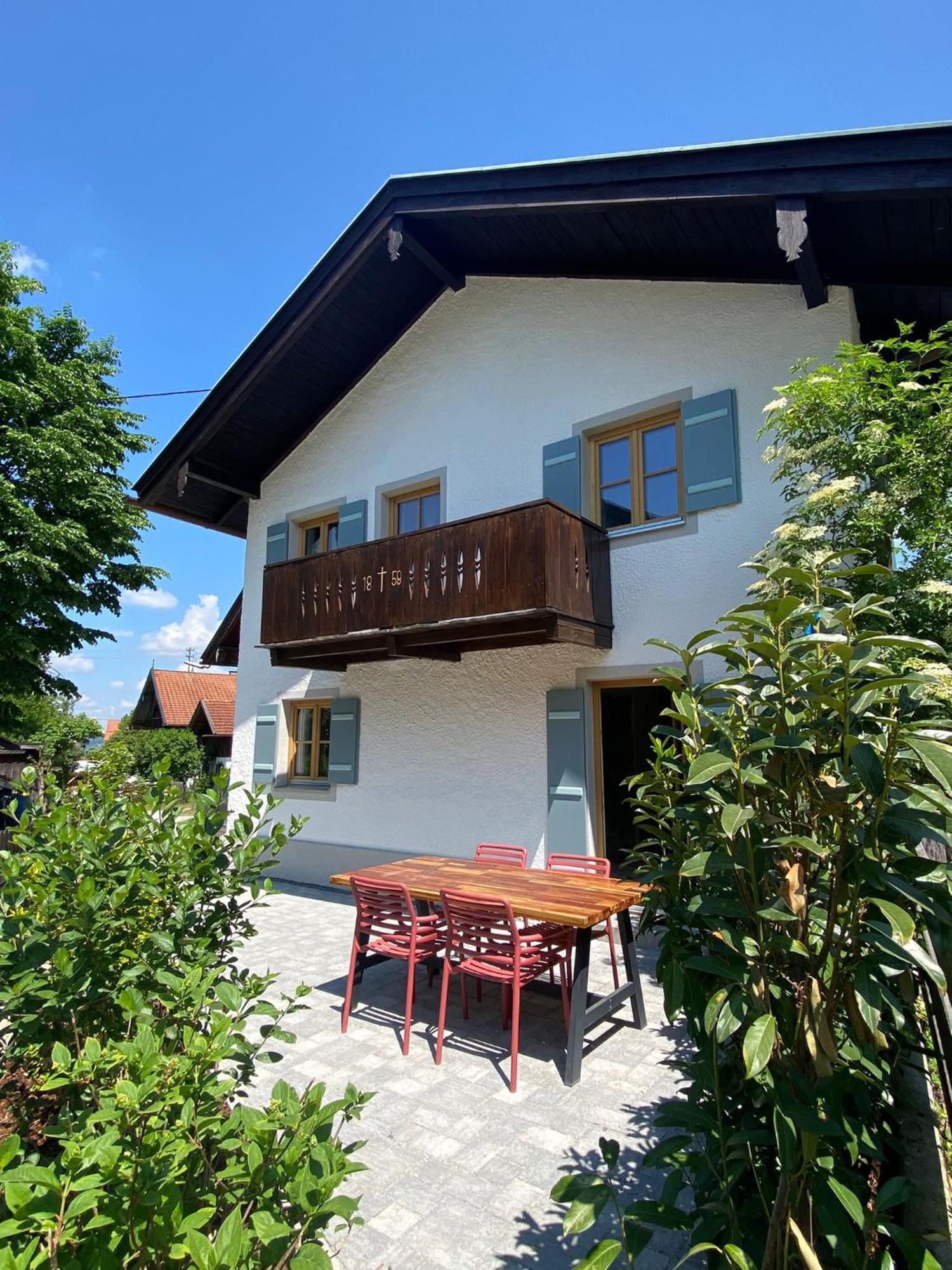 Neu - Ferienhaus Moritz & Josie Zur Alleinnutzung Ohlstadt Extérieur photo