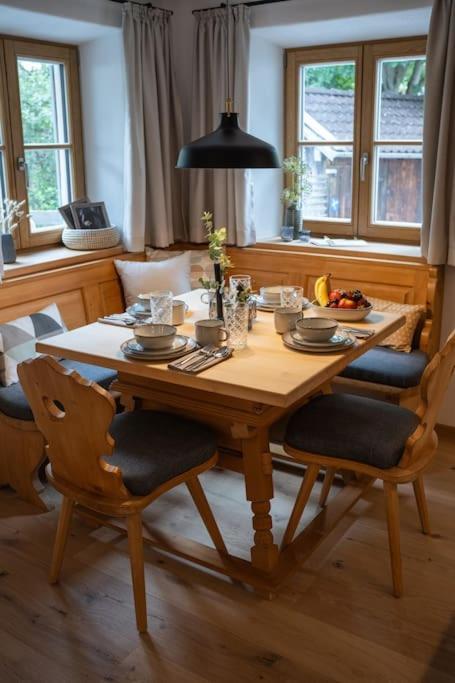Neu - Ferienhaus Moritz & Josie Zur Alleinnutzung Ohlstadt Extérieur photo